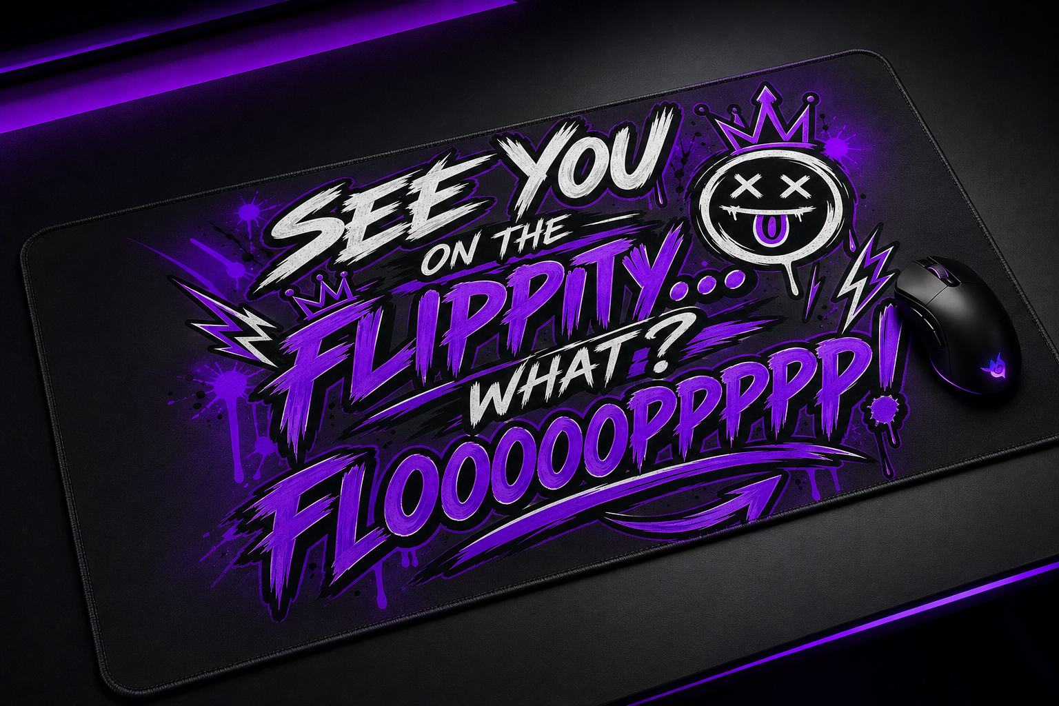 ZynxieeTV Flippity extended desk mat